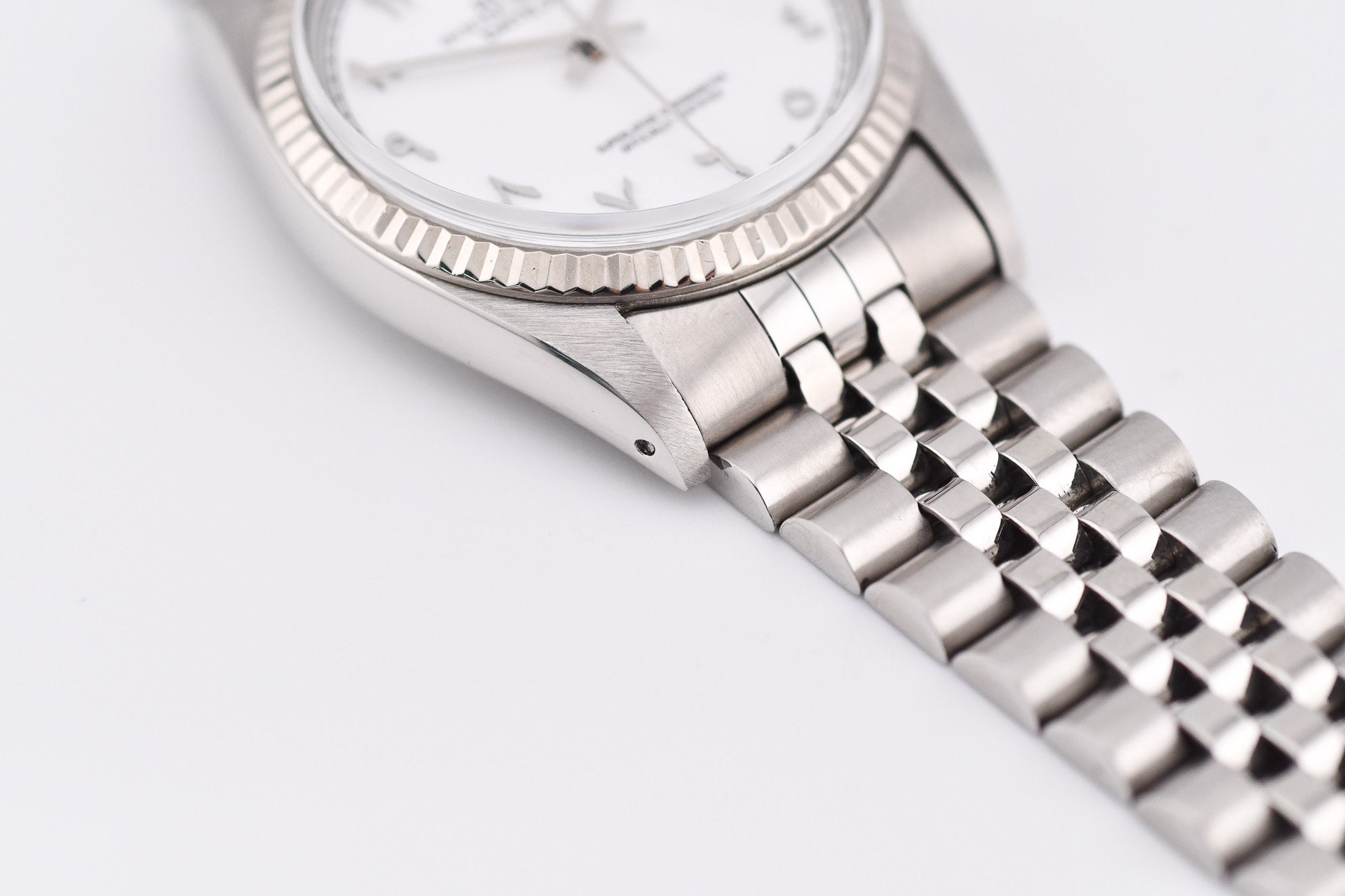 Rolex Datejust 36mm Ref 16014 Custom White Arabic Dial