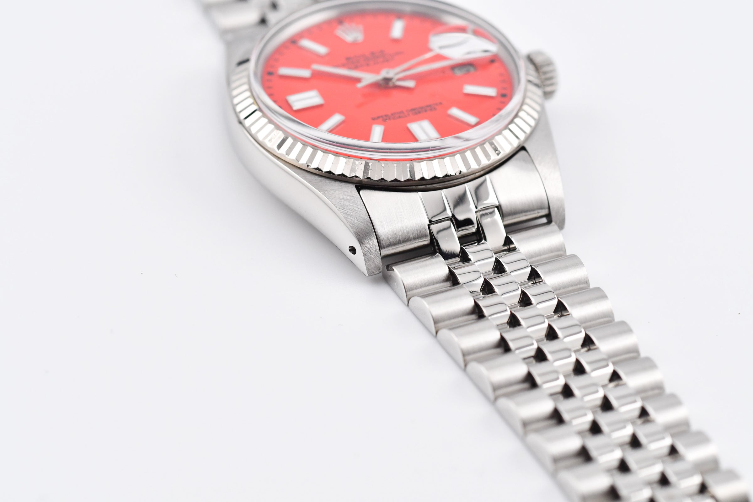 割引購入 16014 Ref 36mm Datejust Rolex Custom Dial Stick Red その他