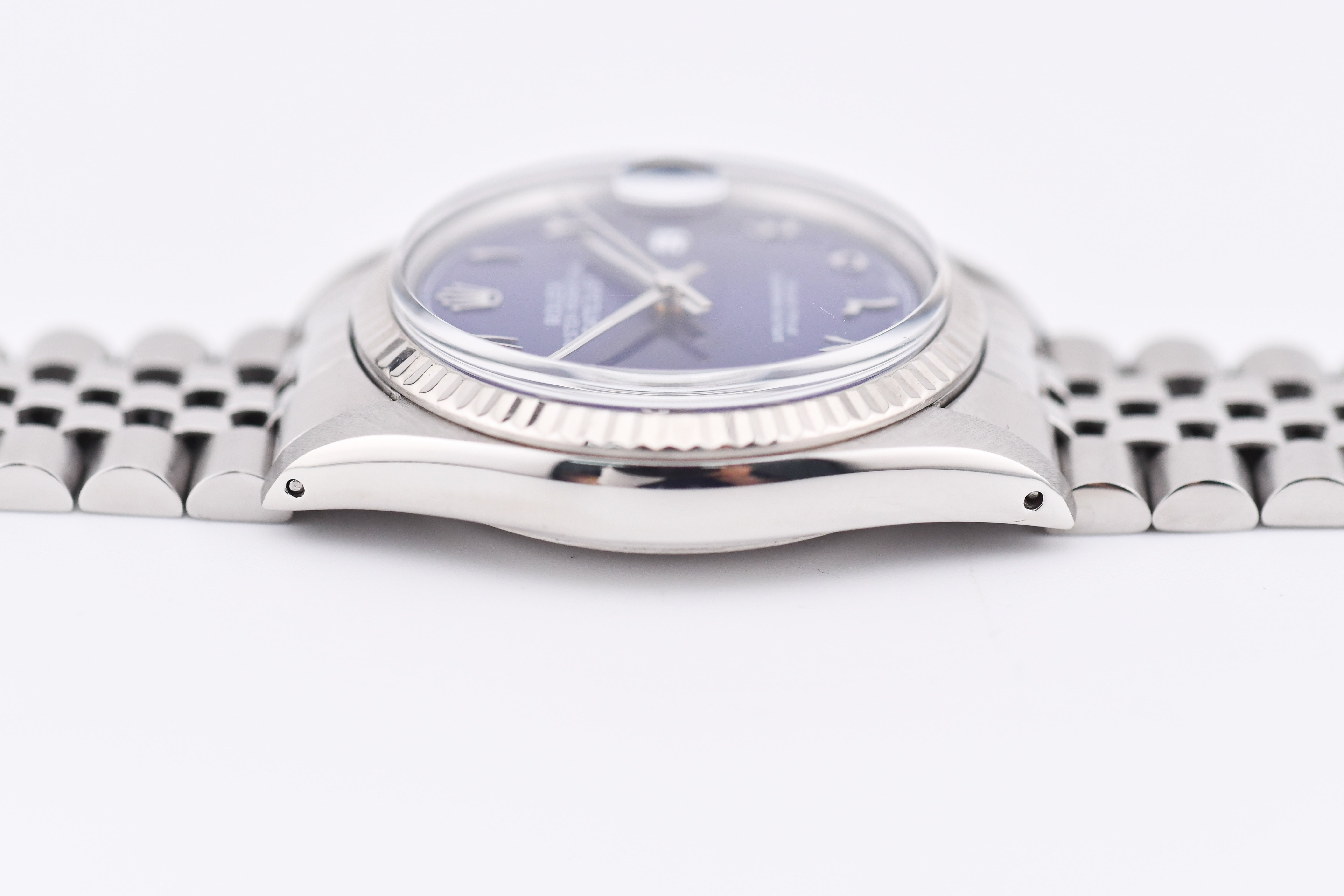 Rolex Datejust 36mm Ref 16014 Custom Blue Arabic Dial