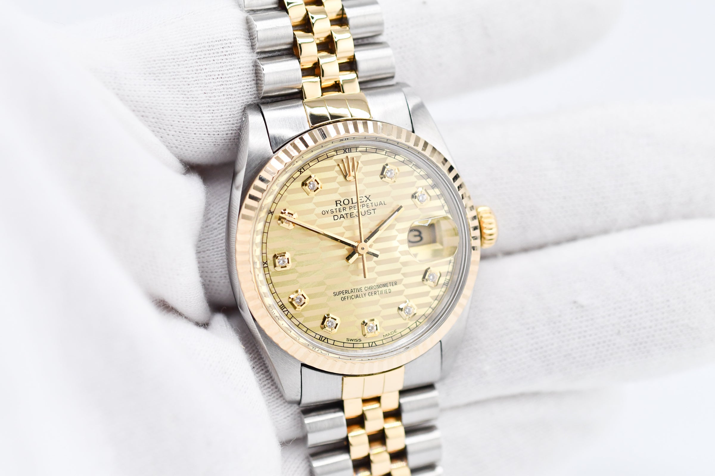 ROLEX DATEJUST36 シャンパン文字盤 1601 1603 1600 ROLEX DATEJUST36 シャンパン文字盤 1601 1603 1600 - メルカリ