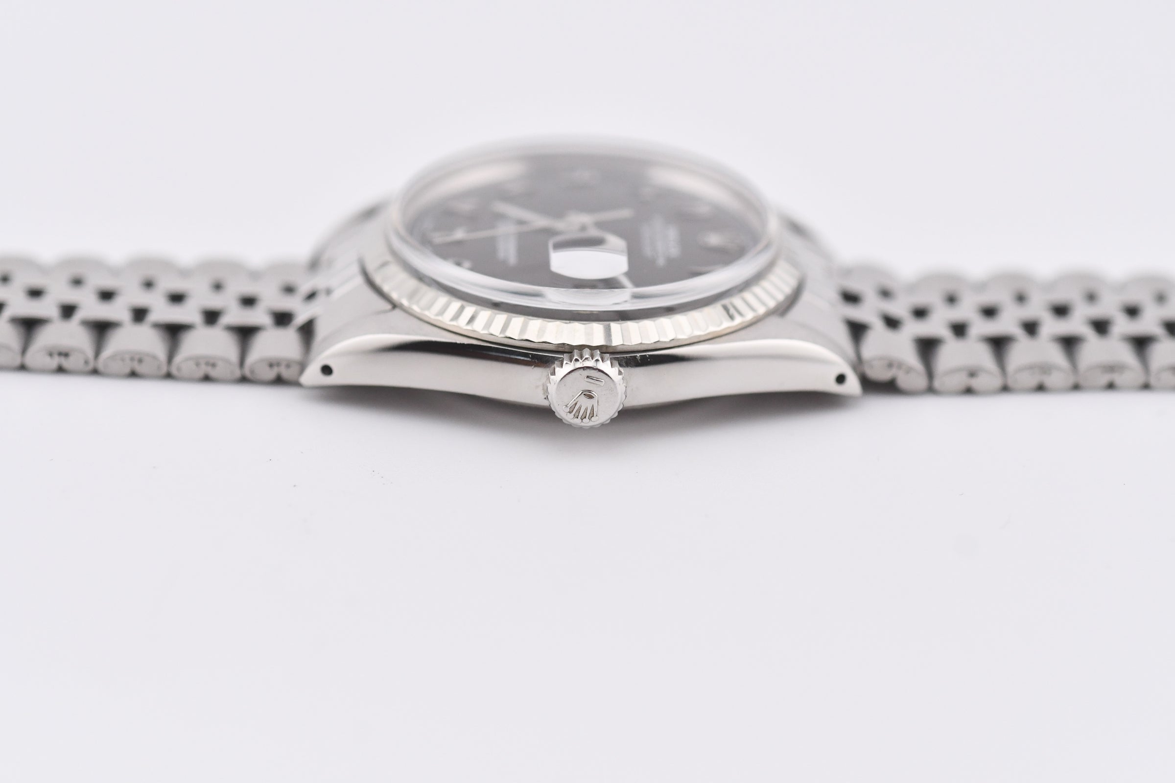 Rolex Datejust 36mm Ref 1601 Custom Grey Arab Index Dial 
