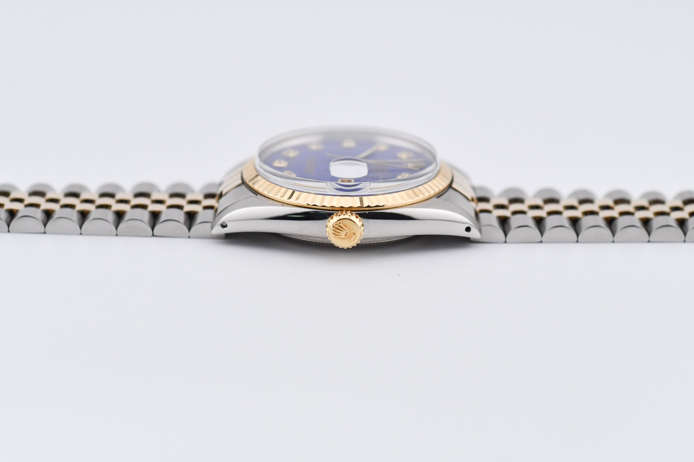 Rolex Datejust 36mm Ref 16013 Custom Blue Lapis Diamond Dial